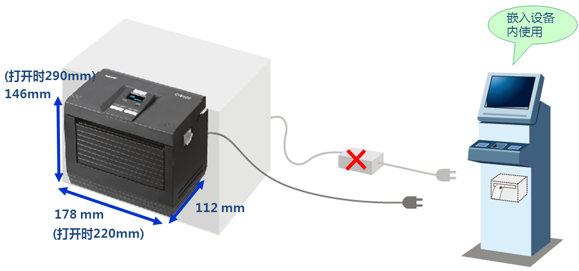 cw408超小巧機(jī)身, 充分節(jié)約空間設(shè)計(jì)